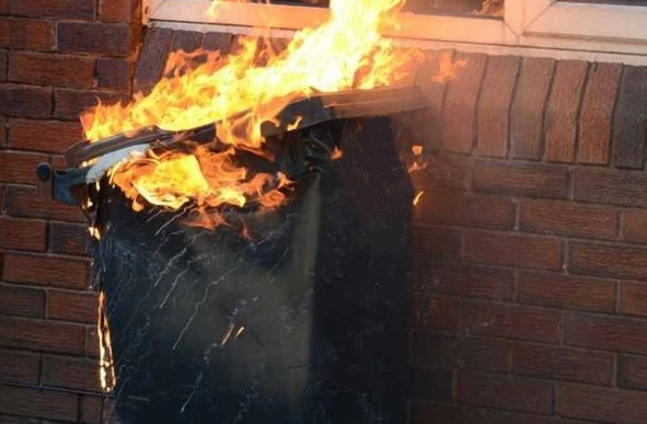 Wheelie Bin Fire