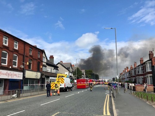 Warbreck Moor fire