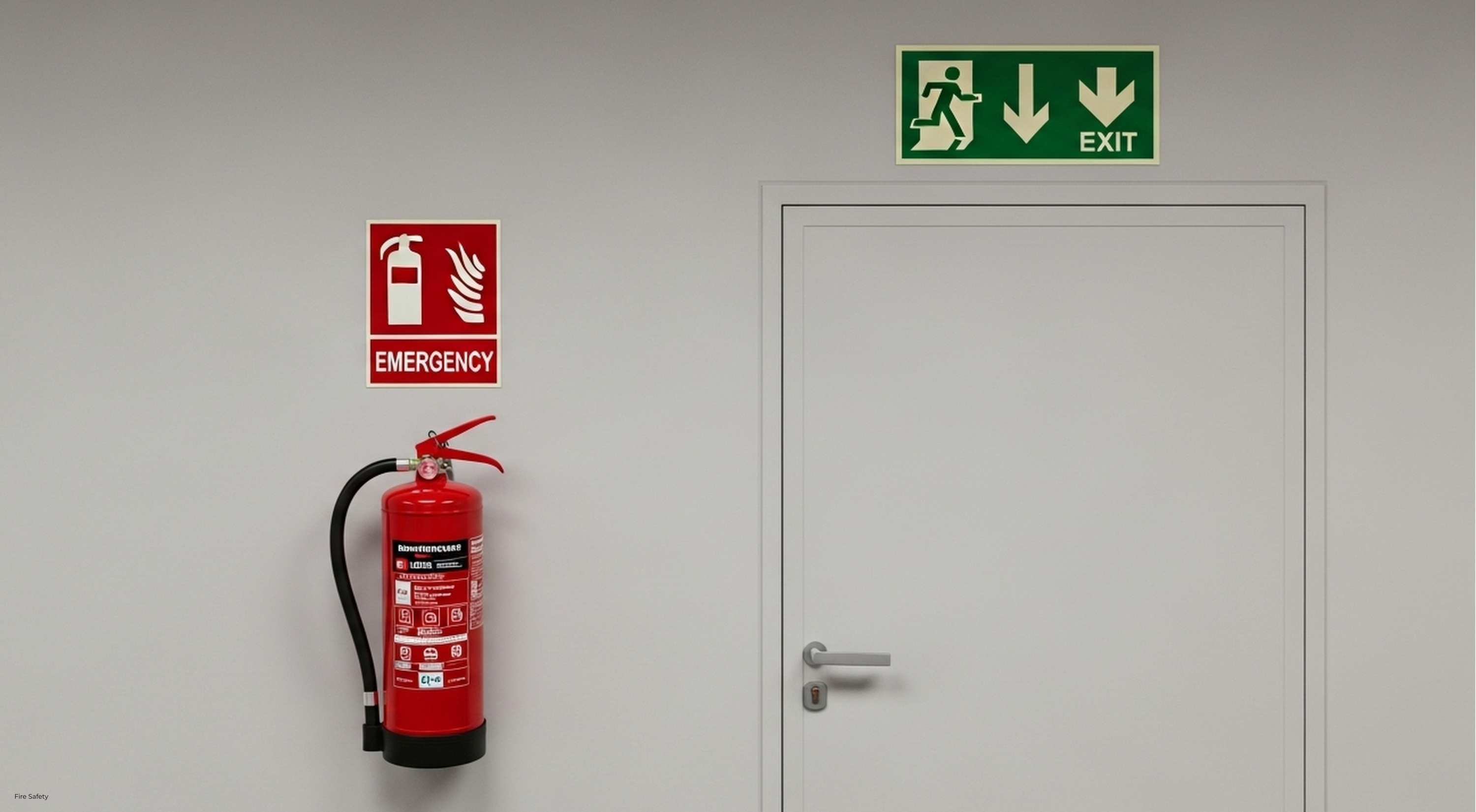 Business Fire Safety, Fire exit and fire extinguisher